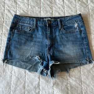 Klique B, denim shorts